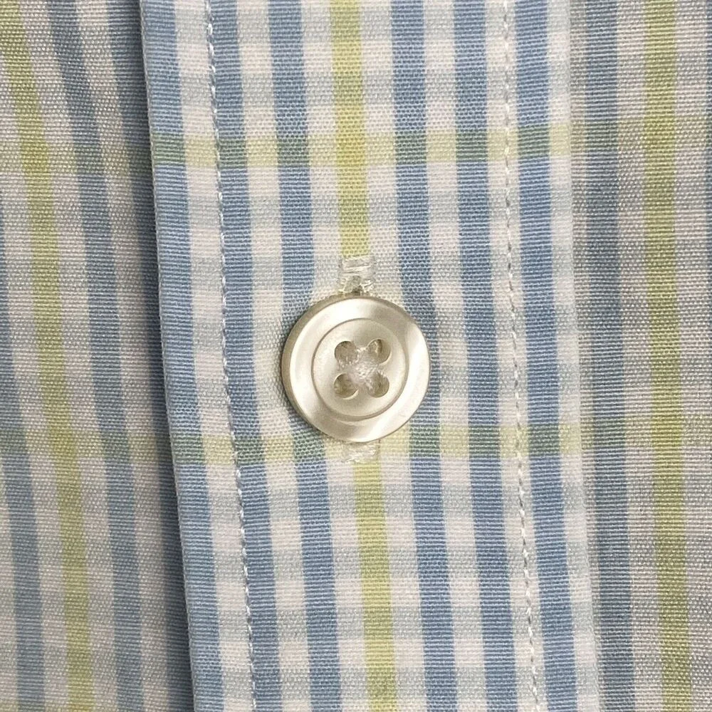 J Crew Academia Shirt Men L‎ Wrinkle Free Classic Fit Smart Thompson Shirtings
